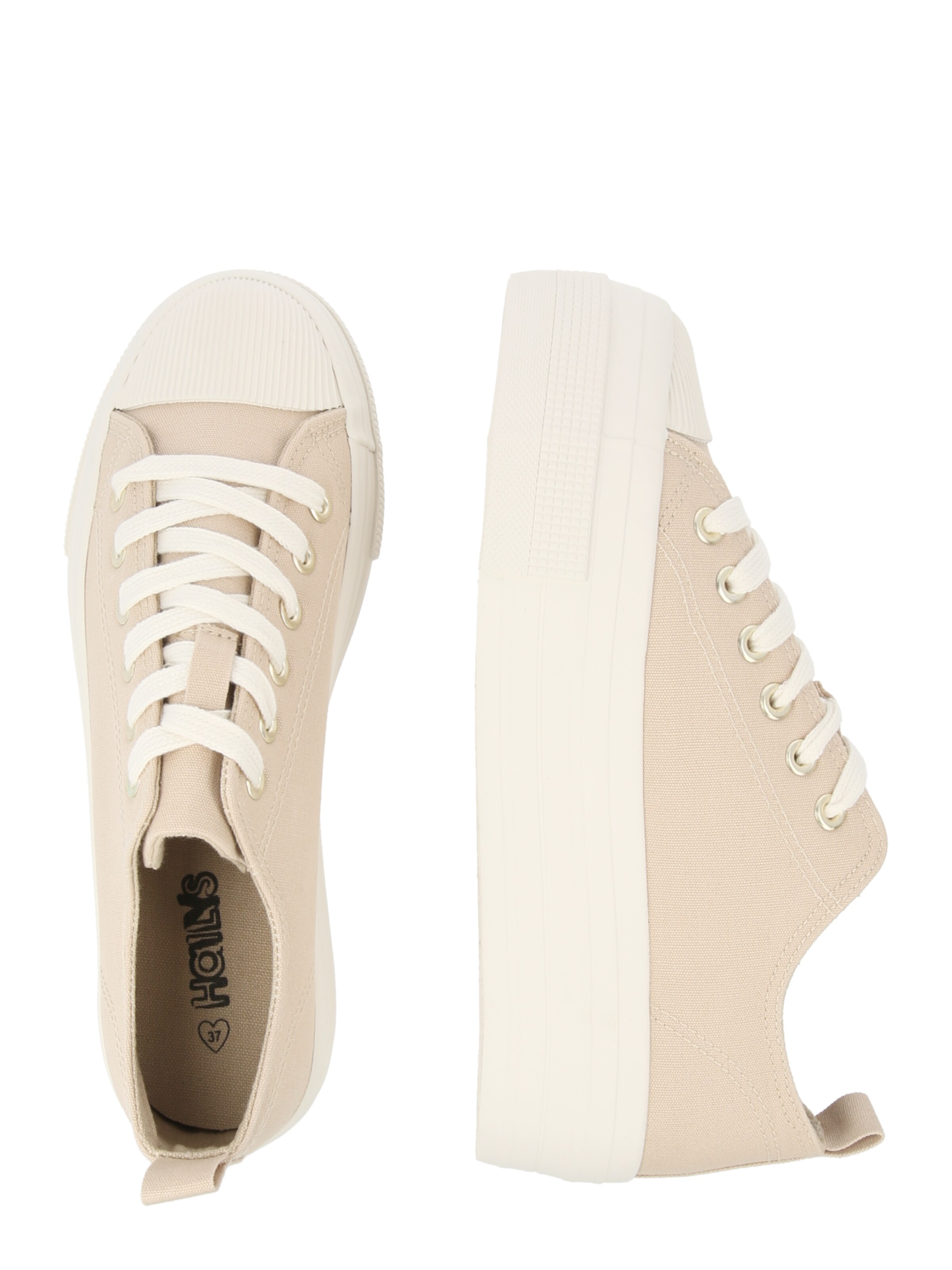 Hailys Rövid szárú sportcipők 'Lo44tti' - bézs