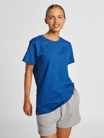 T-shirt Hummel en bleu : devant