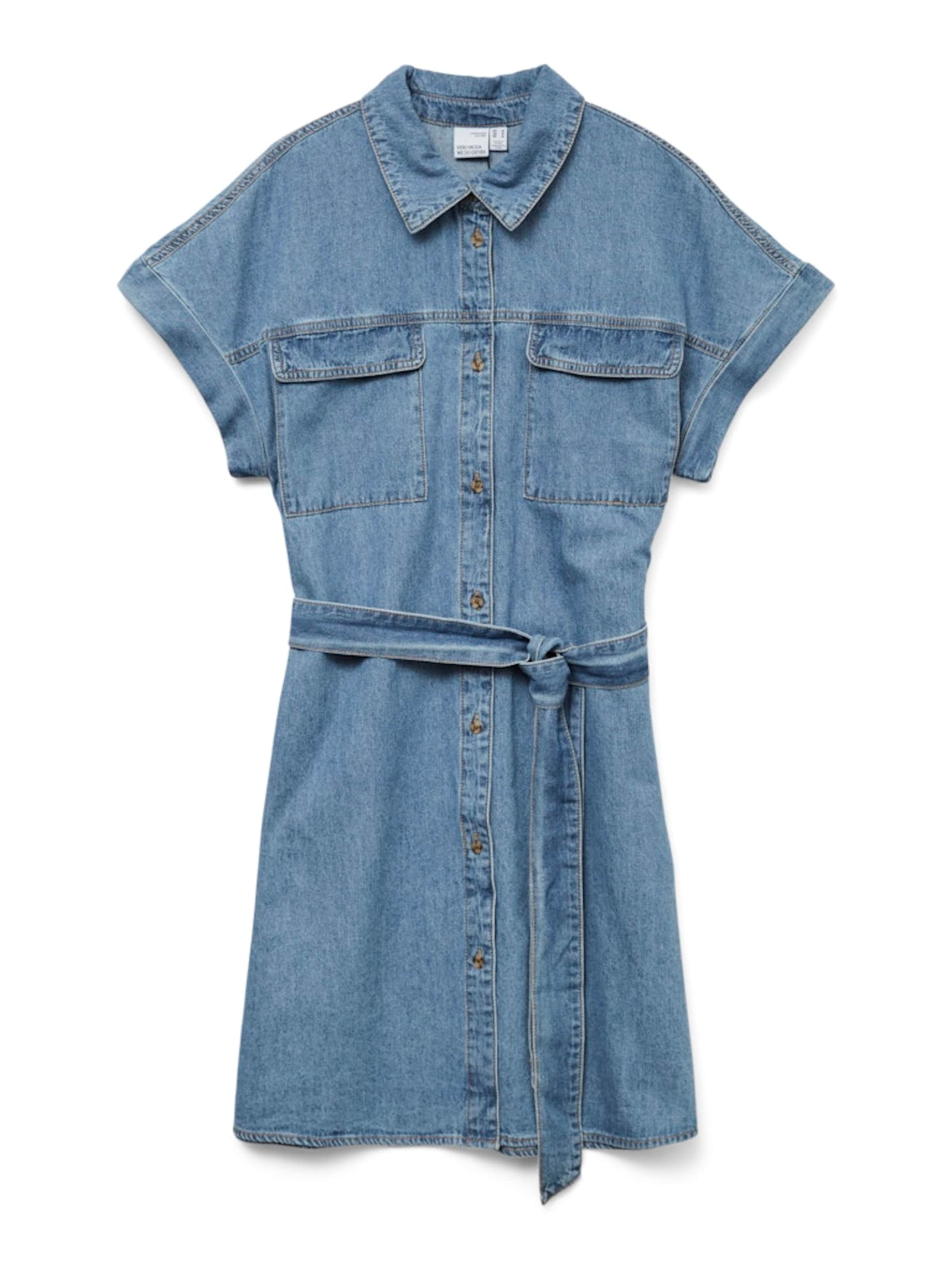 VERO MODAKošulja haljina 'VMNotus' - plava boja: prednji dio