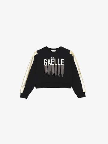 Gaelle Paris Sweatshirt 'Mercury' in Schwarz: Vorderseite