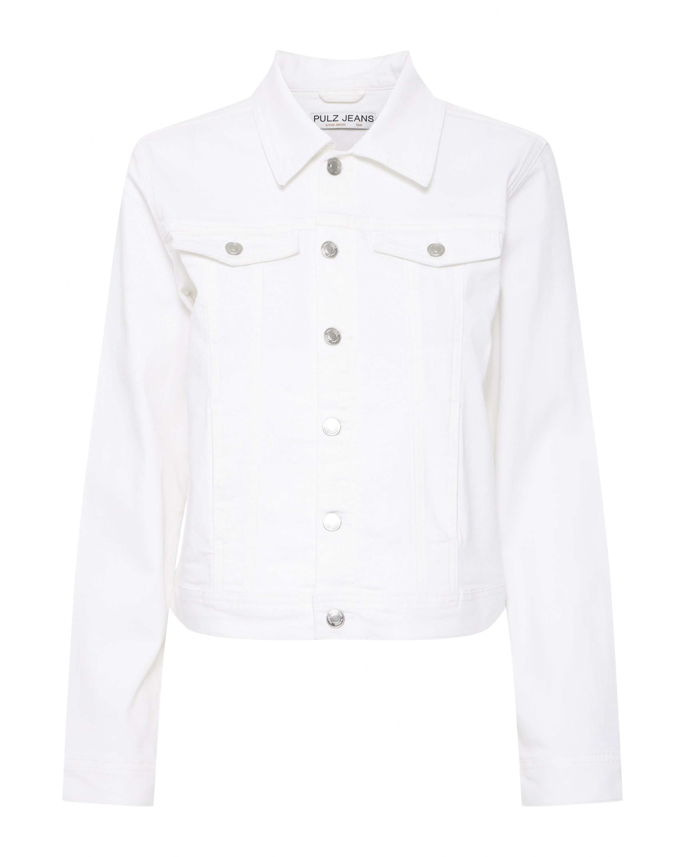 Pulz Between-season jacket 'PZKatja' in White: front