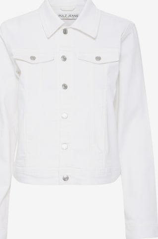 Pulz Overgangsjakke 'PZKatja' i hvid: forside