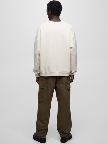 Pull&Bear Sweatshirt i beige