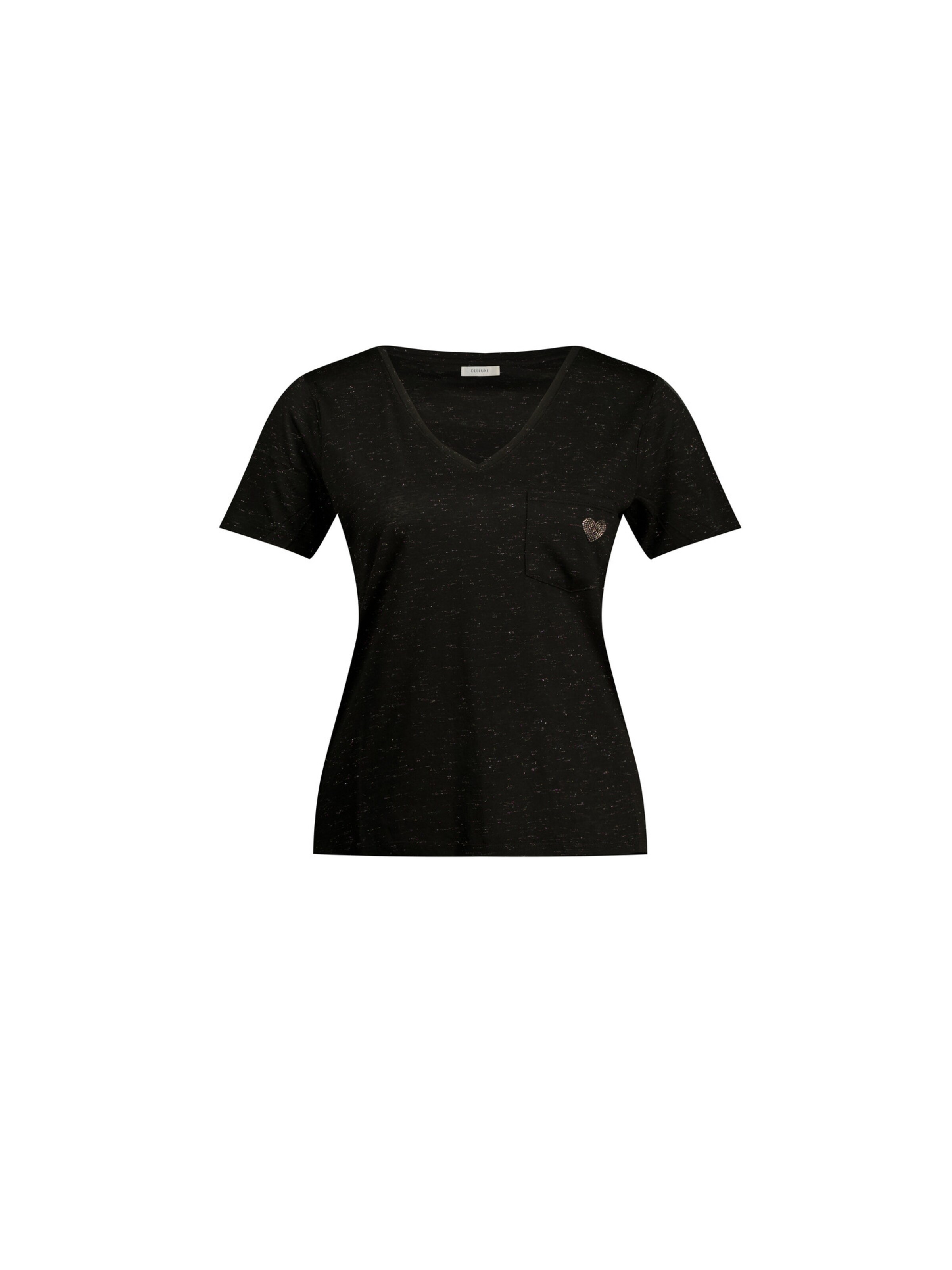 Deeluxe Shirt 'Kellie' in Zwart: voorkant