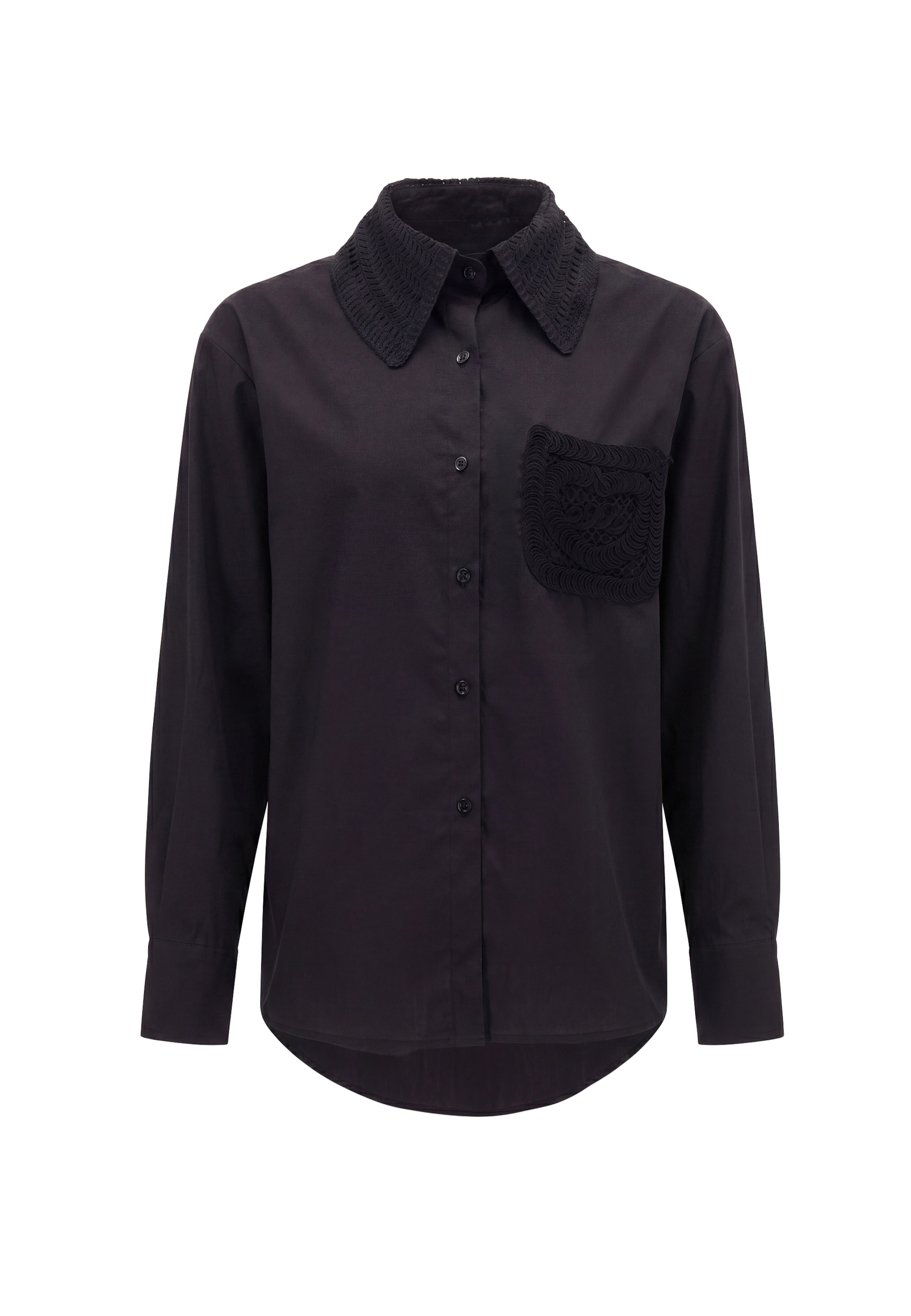 usha WHITE LABEL Blusa em S em preto, Vista do artigo