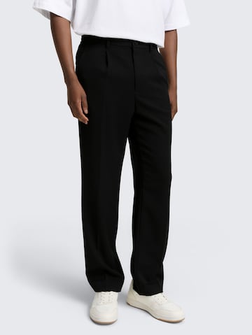 TOM TAILOR DENIM Regular Hose in Schwarz: Vorderseite