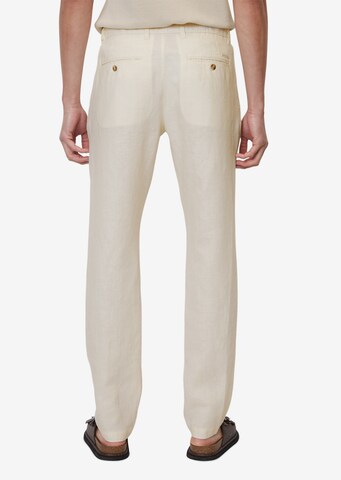 Marc O'Polo Regular Pleat-Front Pants 'OSBY' in White