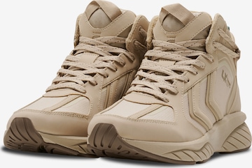 Hummel Sneakers hoog in Beige