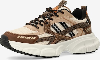 MANFIELD Sneaker in beige / creme / braun / schwarz, Produktansicht