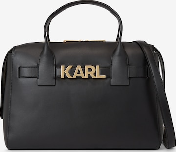 Borsa a mano di Karl Lagerfeld in nero: frontale