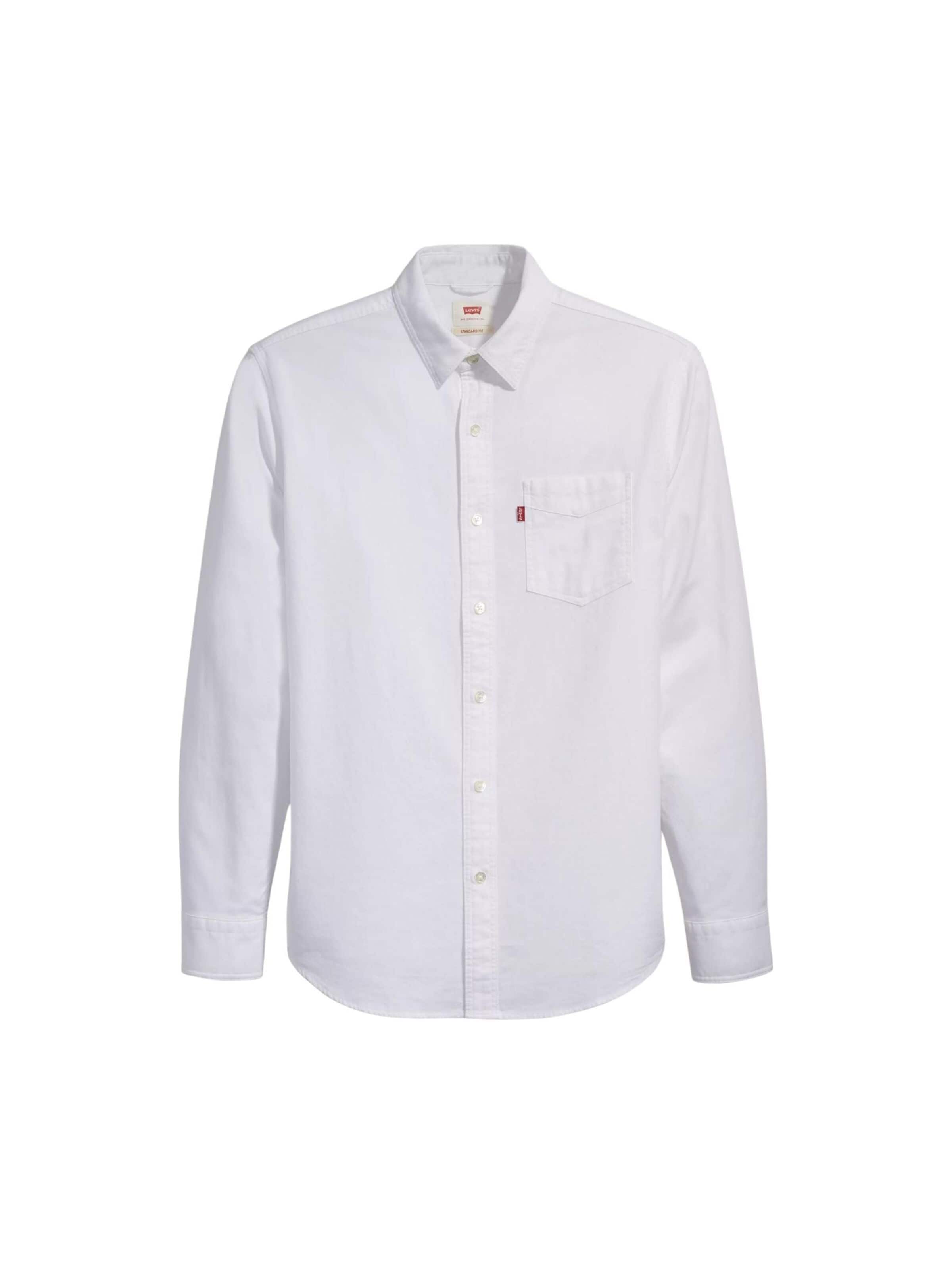Coupe regular T-Shirt 'LEVI'S SUNSET 1 POCKET STANDARD CAMICIA' LEVI'S ® en blanc : devant