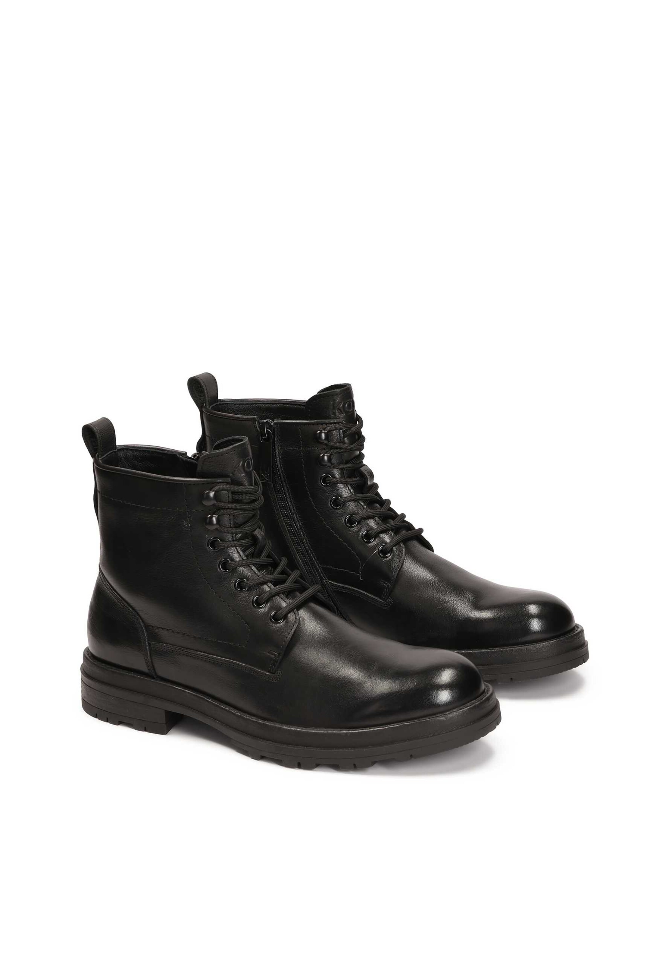 Bottines à lacets Kazar en noir