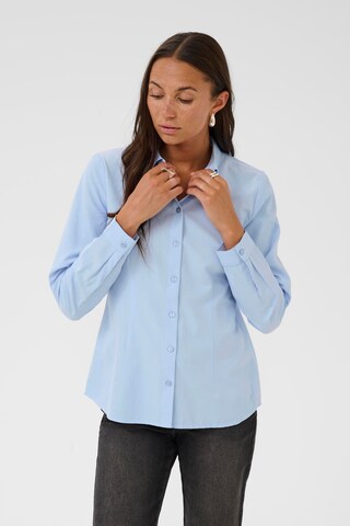 T-shirt 'Giulia' Kaffe en bleu : devant