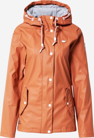 Ragwear Between-Season Jacket 'MARGE' in Brown: front