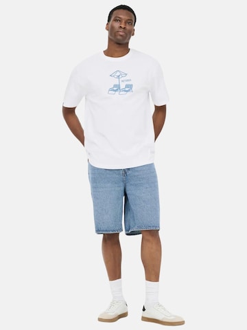 Only & Sons Shirt 'ONLY & SONS ONSALEX PASSA RLX SS TEE T-SHIRT' in White