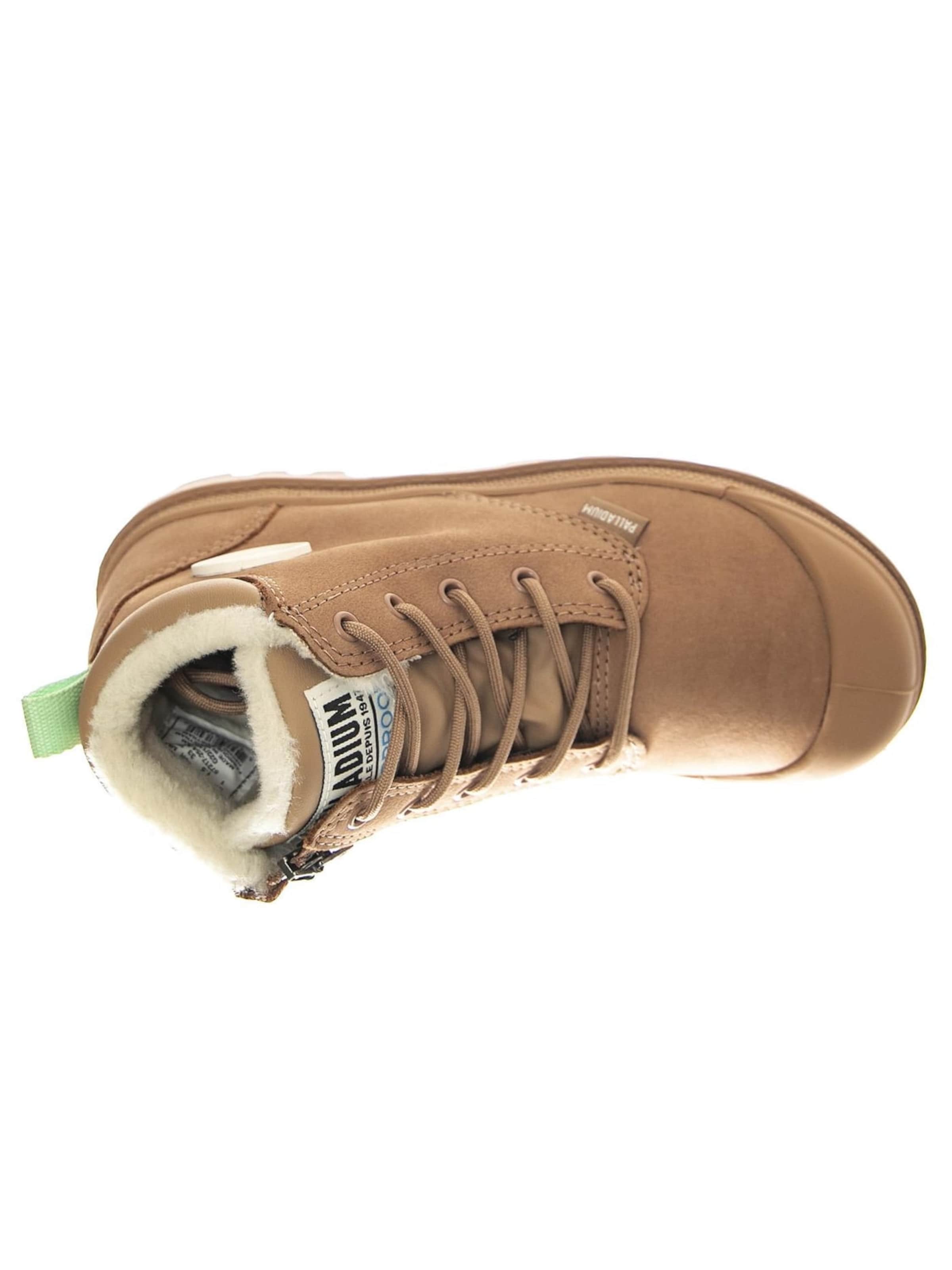 Stivale 'Kids Pampa Hi Cuff Wps Oz Nude Brown Boots' di Palladium in marrone