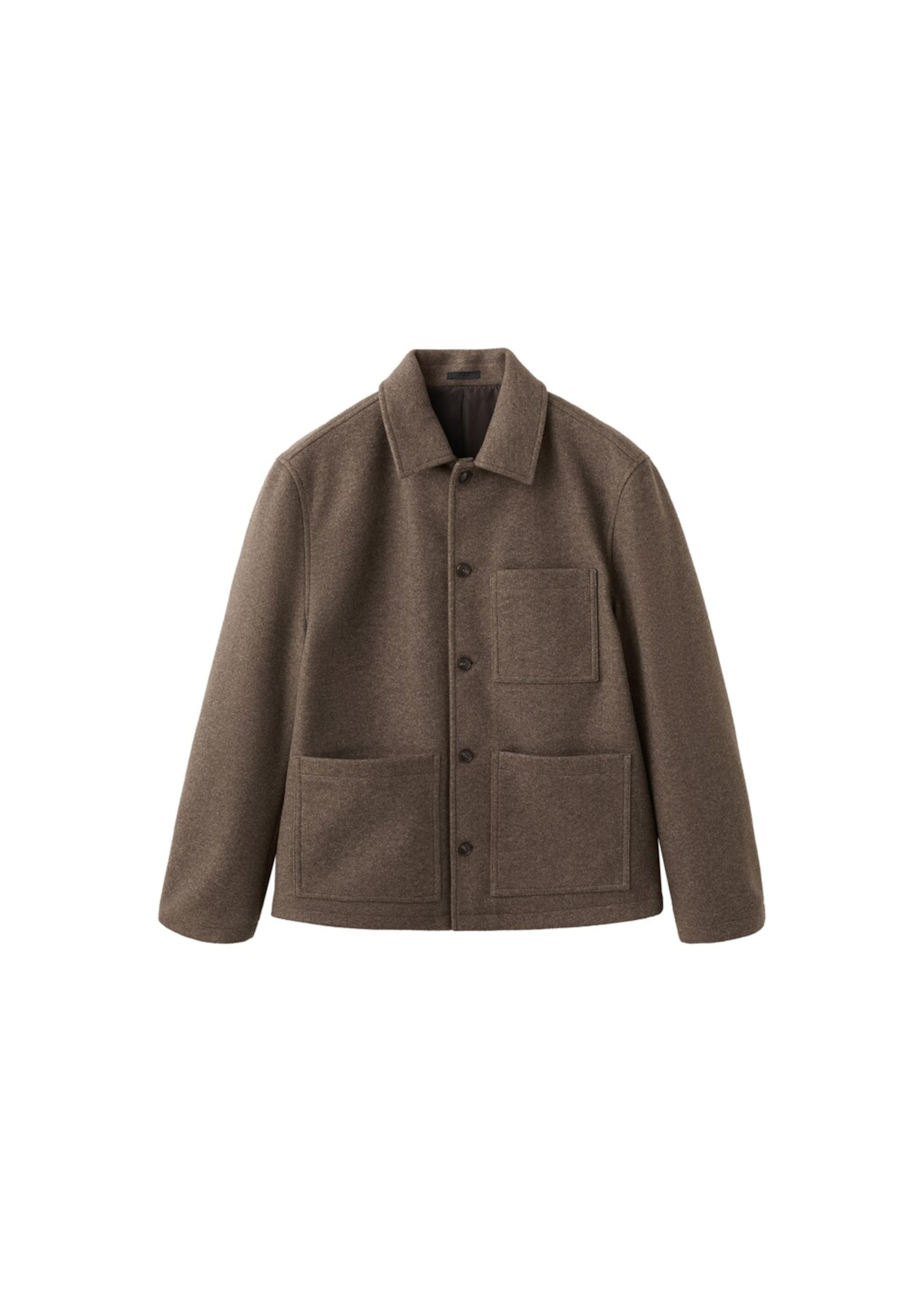 MANGO MAN Between-Season Jacket 'Jamie' in Brown: front