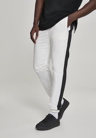 Urban Classics Tapered Hose in Weiß: predná strana