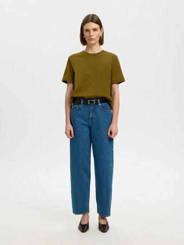 SELECTED Shirt 'SLFEssential' in Groen
