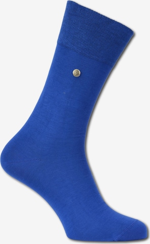 Chaussettes 'Firenze' Carlo Colucci en bleu : devant