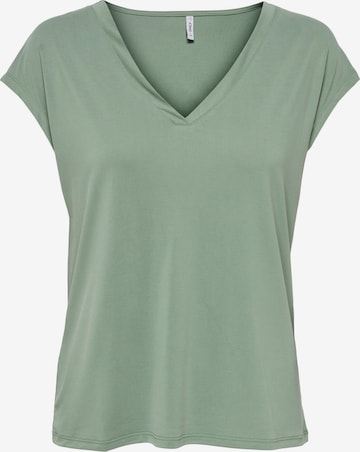 ONLY - Camiseta 'Free' en verde: frente