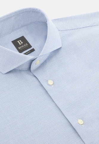 Boggi Milano Slim fit Button Up Shirt ' Napoli' in Blue