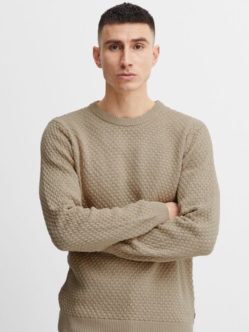 Pull-over 'Clive' !Solid en marron : devant