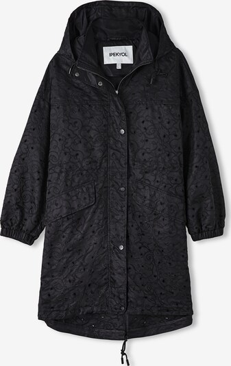 Ipekyol Manteau mi-saison en noir, Vue avec produit