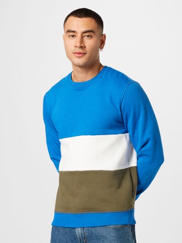 BLEND Sweatshirt in Blauw: voorkant