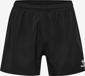 Hummel Regular Shorts in Schwarz: predná strana