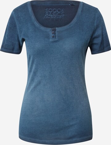 Soccx - Camiseta en azul: frente