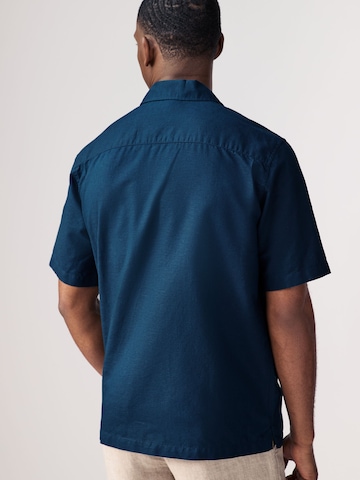 Next - Comfort Fit Camisa em azul