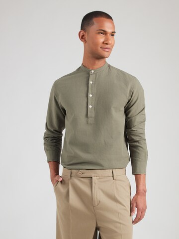 JACK & JONES Средняя посадка Рубашка 'JJBREEZE' в Зеленый: спереди