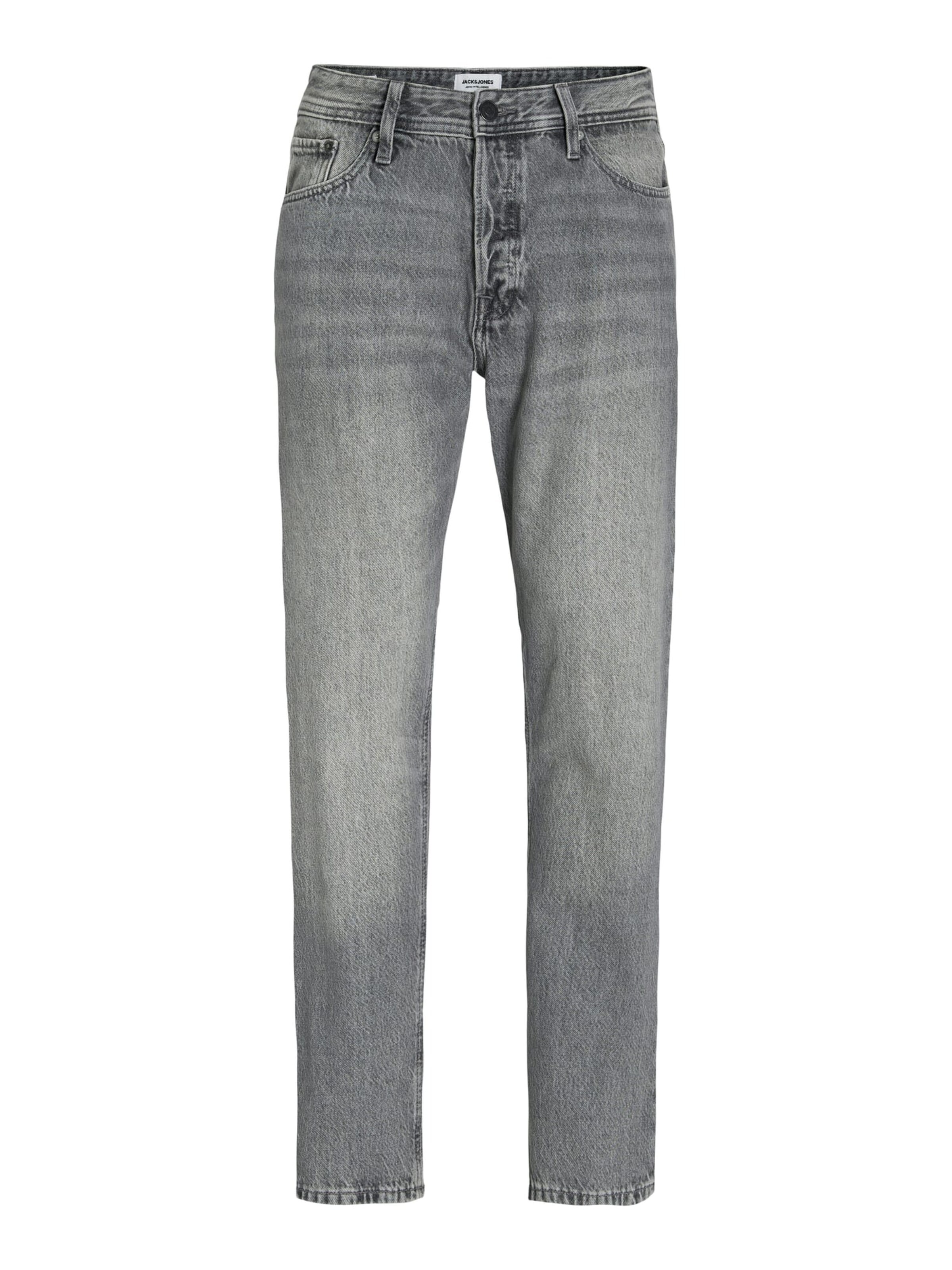 JACK & JONES Baggy Jeans 'Chris' in Grey: front