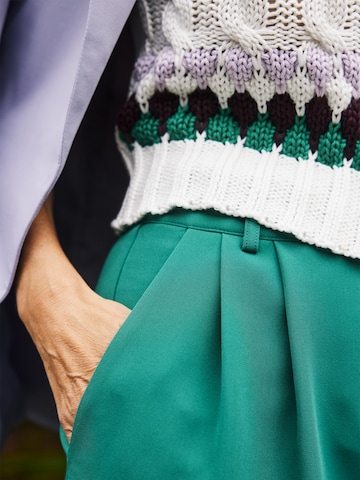 Guido Maria Kretschmer Women Свободный крой Плиссированные брюки 'Inka' в Зеленый