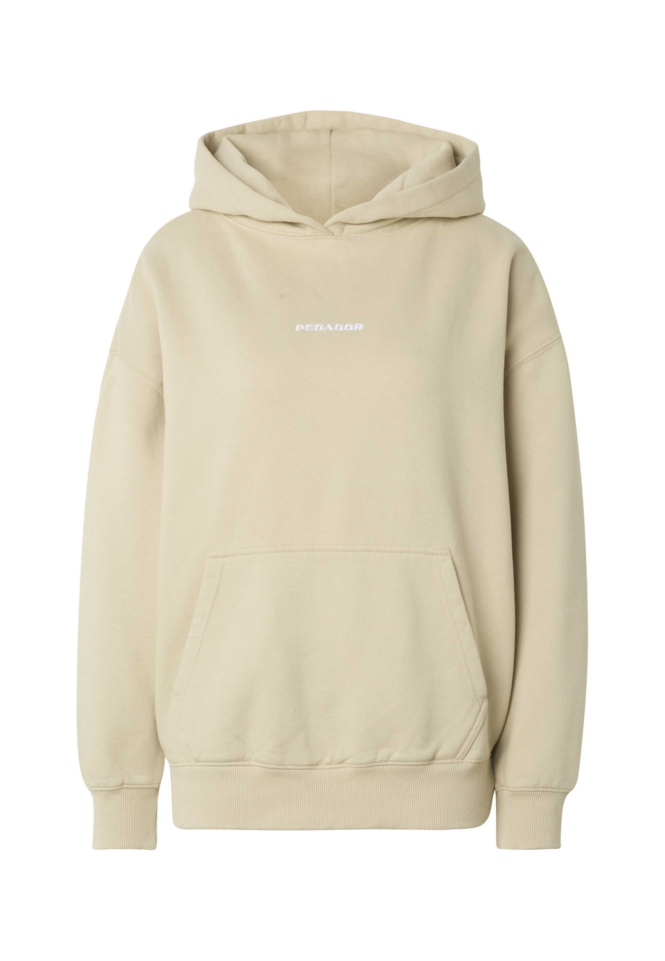 Sweat-shirt Pegador en beige : devant