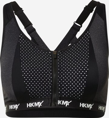 HKMX Бюстье Спортивный бюстгальтер 'The Pro' в Серый: спереди