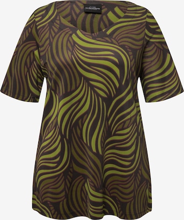 Ulla Popken Blouse in Green: front