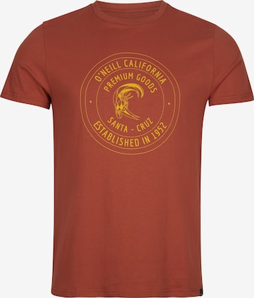T-Shirt 'Explore' O'NEILL en rouge : devant