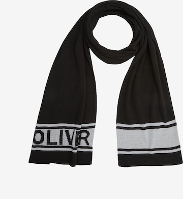 s.Oliver Scarf in Black: front