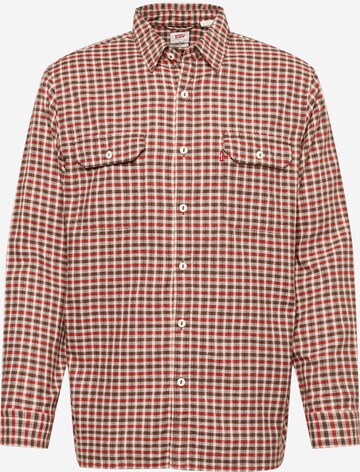 LEVI'S ® Comfort fit Button Up Shirt 'Jackson Worker' in Red: front