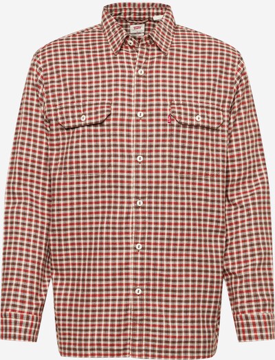 LEVI'S ® Button Up Shirt 'Jackson Worker' in Brown / Red / White, Item view