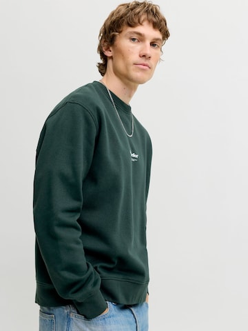 JACK & JONES Sweatshirt 'JJESoho' in Green