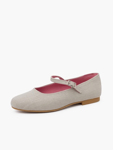 Ballerines Pisamonas en beige : devant