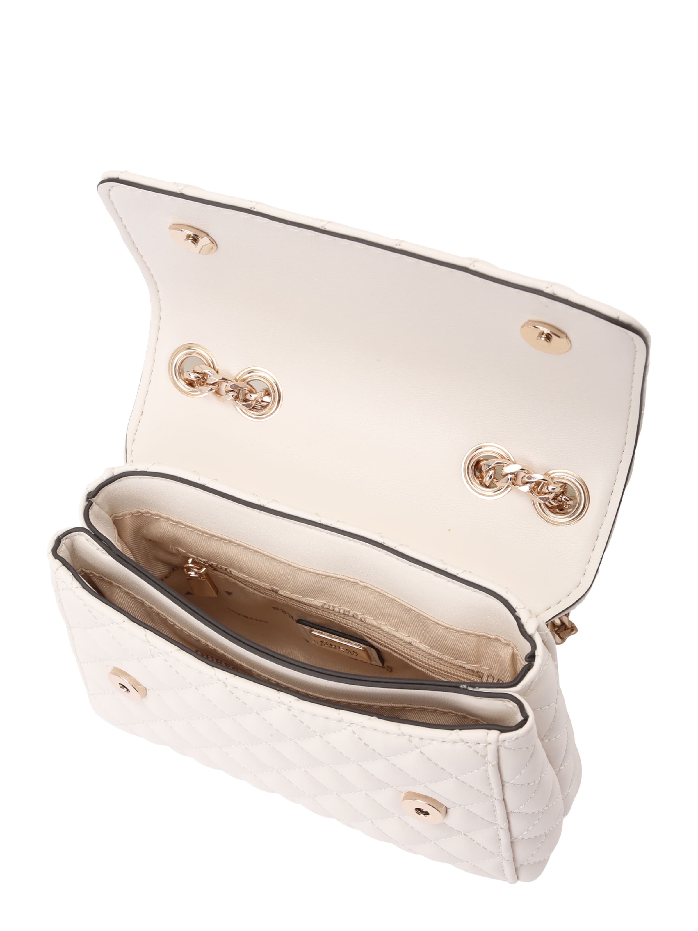 Sac à bandoulière 'EVERLEE MINI CNVRTBLE XBDY FLP' GUESS en blanc