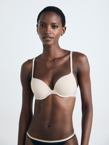 BOSS Push-up Melltartó 'B.PURE' - bézs: elől