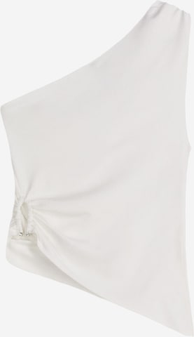 BershkaTop - bež boja: prednji dio