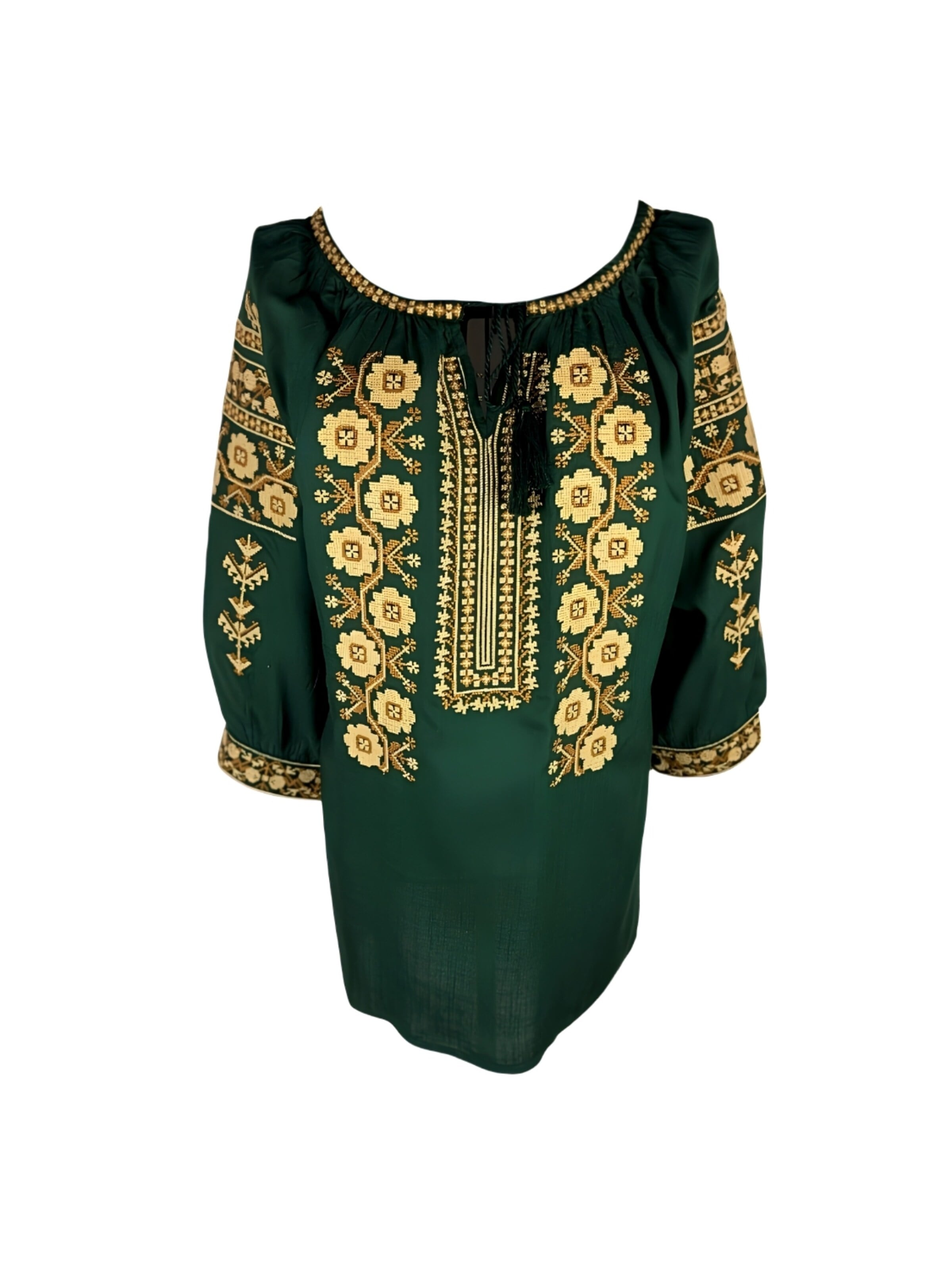 Rody’s foreverDirndl bluza 'Damenbluse IL26, grün , marimea XL' - zelena boja: prednji dio