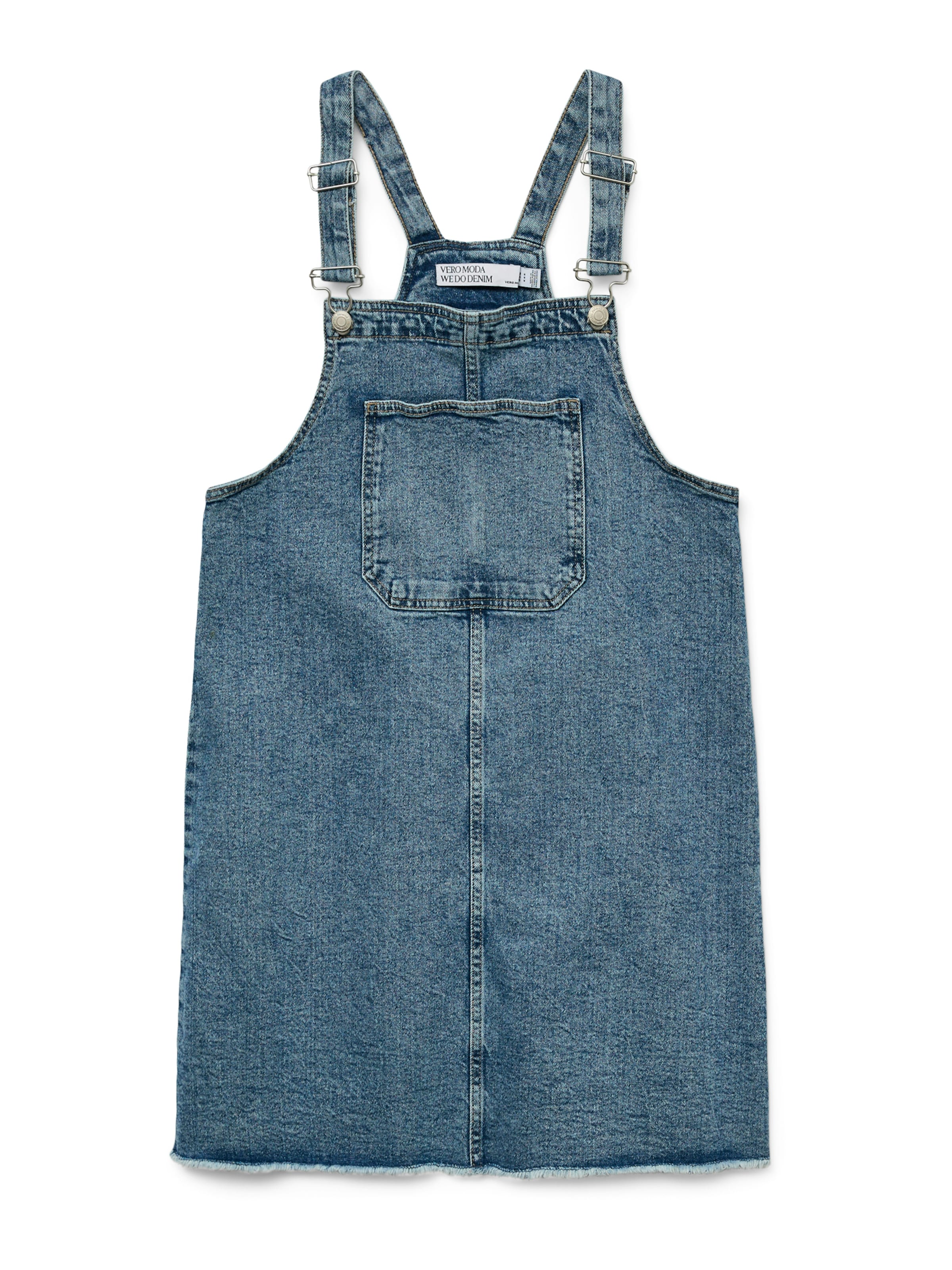 Vero Moda Petite Latzrock 'VMKAILA' in Blau: Vorderseite