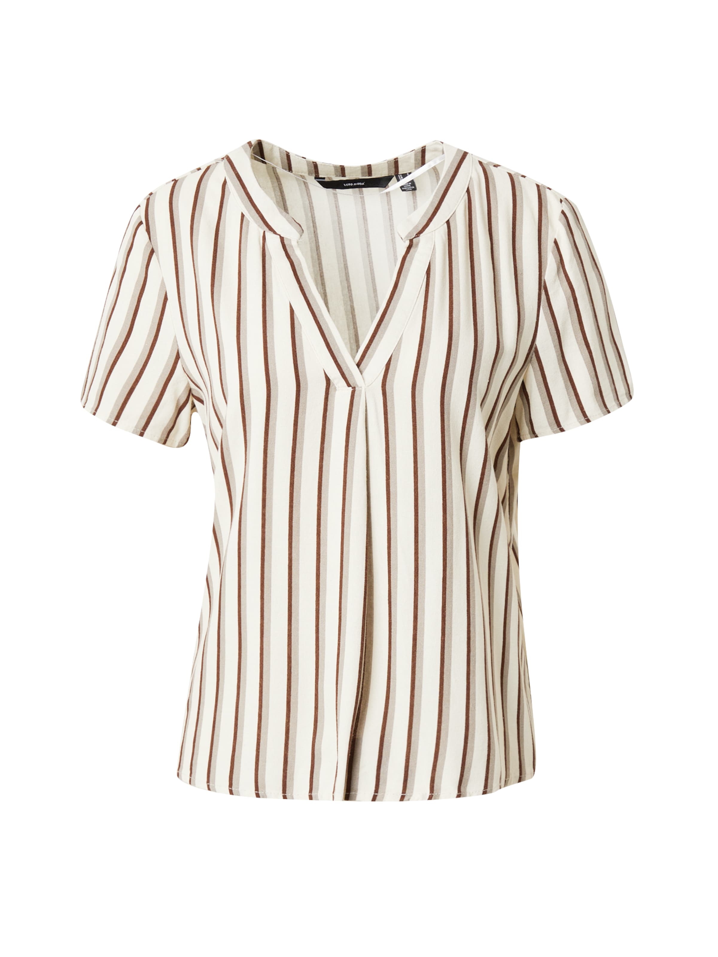 Chemisier 'MYMILO' VERO MODA en beige : devant